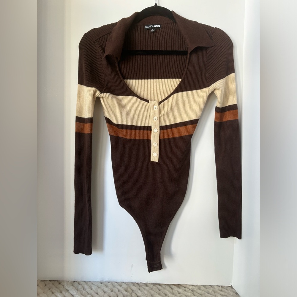 FASHION NOVA SWEATER BODYSUIT